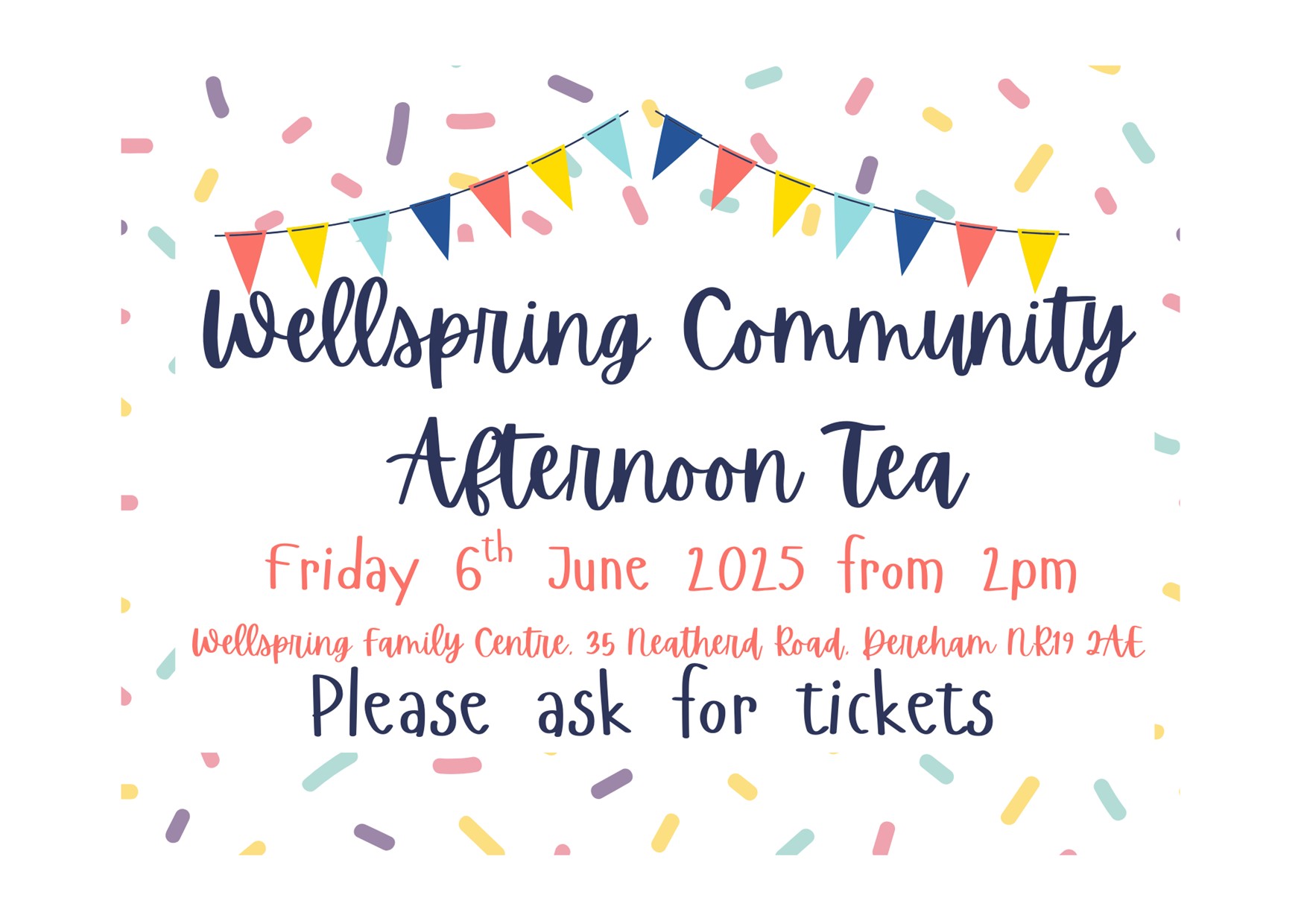 Poster afternoon tea